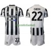 Maillot de Supporter Juventus Federico Chiesa 22 Domicile 2021-22 Pour Enfant